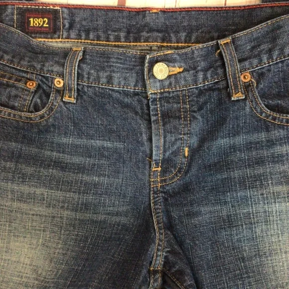Abercrombie & Fitch Boot Cut Medium Wash Blue Denim Jeans - Size 2 Regular - Picture 6 of 9